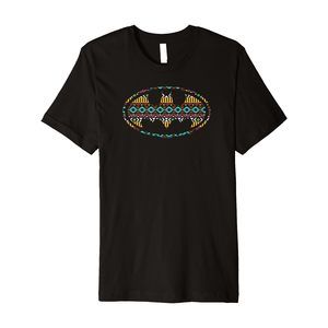 Batman Aztec Bat Logo Premium T-Shirt